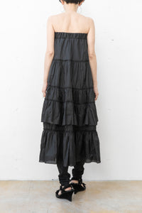 ISABEL BENENATO/Nylon flounced skirt (Femme)