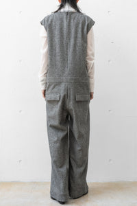 tous les deux ensemble/Homspun V-neck Jumpsuit