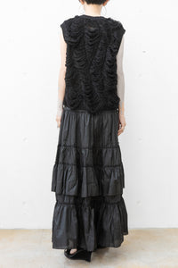 ISABEL BENENATO/Destroyed knit vest (Femme)