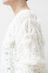 ISABEL BENENATO/Destroyed boxy jumper (Femme)