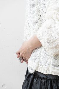 ISABEL BENENATO/Destroyed boxy jumper (Femme)