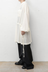 tous les deux ensemble/Chemise en crêpe rayée