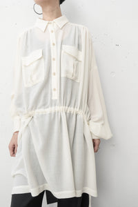 tous les deux ensemble/Chemise en crêpe rayée