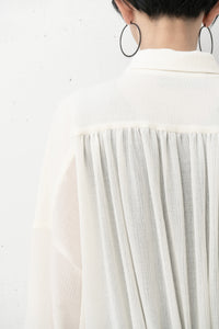 tous les deux ensemble/Chemise en crêpe rayée