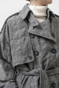 tous les deux ensemble/Herringbone Trench Coat