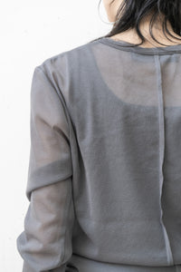 tous les deux ensemble/Tricot Col roulé transparent Pullover