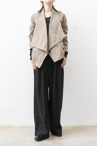 tous les deux ensemble/Gabardine Cropped Jacket