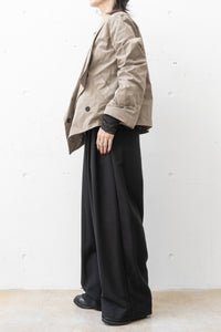 tous les deux ensemble/Gabardine Cropped Jacket