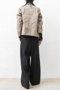 tous les deux ensemble/Gabardine Cropped Jacket