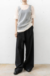 tous les deux ensemble/See-through Crewneck Pullover