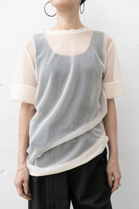 tous les deux ensemble/See-through Crewneck Pullover