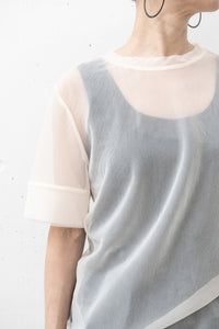tous les deux ensemble/See-through Crewneck Pullover