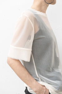 tous les deux ensemble/See-through Crewneck Pullover