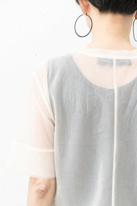 tous les deux ensemble/See-through Crewneck Pullover