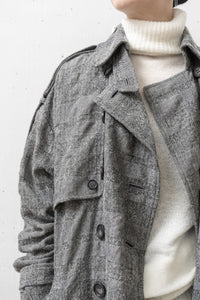 tous les deux ensemble/Herringbone Trench Coat