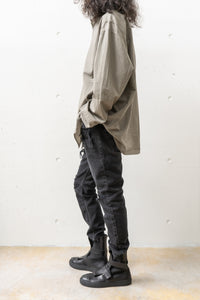 NICOLAS ANDREAS TARALIS/Nirvana Wash Aged Denim Straight Cut Jean