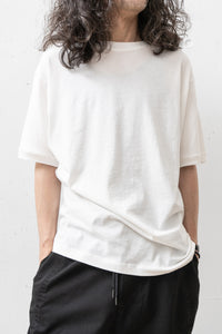 ISABEL BENENATO/Biological cotton jersey loose fit T-shirt (Homme)