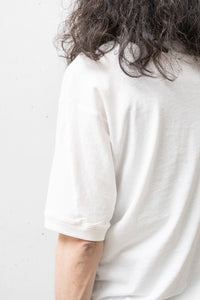 ISABEL BENENATO/Biological cotton jersey loose fit T-shirt (Homme)