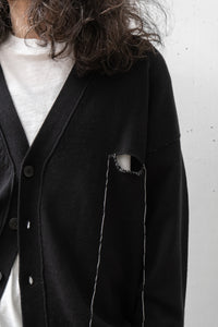 ISABEL BENENATO/Cardigan à coutures contrastées (Homme)