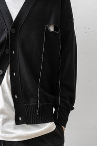 ISABEL BENENATO/Cardigan à coutures contrastées (Homme)