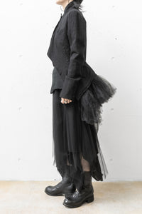 MARC LE BIHAN/VESTE SPENCER FAUX CUL TULLE