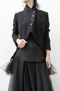 MARC LE BIHAN/VESTE SPENCER FAUX CUL TULLE