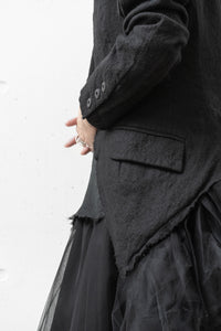 MARC LE BIHAN/VESTE SPENCER FAUX CUL TULLE