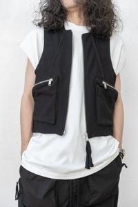 thom/krom Zip Up Vest (Homme)