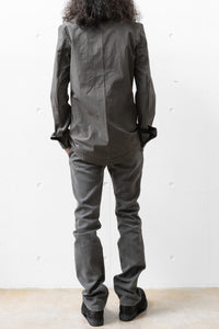 K'ANG/HAND STITCHED HEM BORDER RELAXED FIT SHIRTS