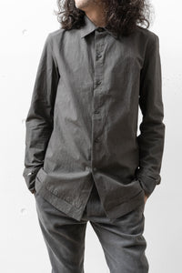 K'ANG/HAND STITCHED HEM BORDER RELAXED FIT SHIRTS