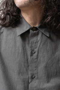 K'ANG/HAND STITCHED HEM BORDER RELAXED FIT SHIRTS