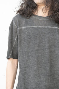 thom/krom Linen Viscose Stitched T-shirt(Homme)