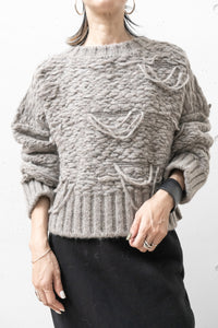 ISABEL BENENATO/Alpaca crewneck jumper