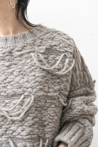 ISABEL BENENATO/Alpaca crewneck jumper