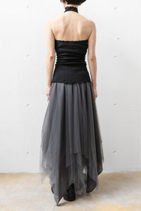 MARC LE BIHAN/CORSET EXTENSIBLE À COL ROULÉ