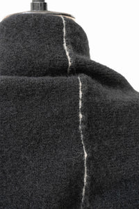 ISABEL BENENATO/Yak snood contrast stitch detail