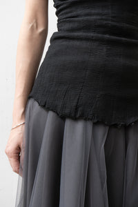 MARC LE BIHAN/CORSET EXTENSIBLE À COL ROULÉ