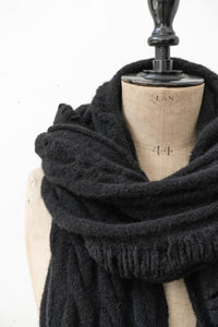 ISABEL BENENATO/Yak knit scarf