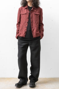 K'ANG/BACK SPLIT 2 FRONT POCKET SHIRT JACKET