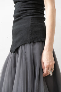 MARC LE BIHAN/CORSET EXTENSIBLE À COL ROULÉ