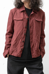 K'ANG/BACK SPLIT 2 FRONT POCKET SHIRT JACKET