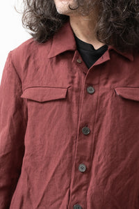 K'ANG/BACK SPLIT 2 FRONT POCKET SHIRT JACKET