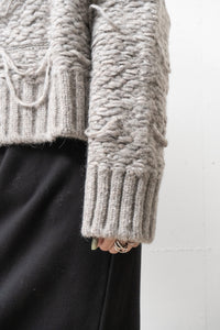 ISABEL BENENATO/Alpaca crewneck jumper