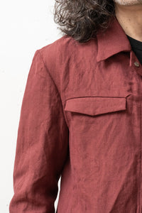 K'ANG/BACK SPLIT 2 FRONT POCKET SHIRT JACKET