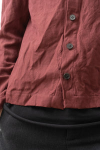 K'ANG/BACK SPLIT 2 FRONT POCKET SHIRT JACKET