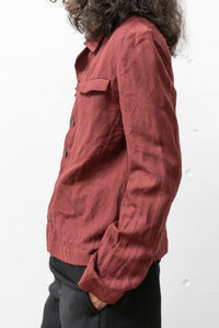 K'ANG/BACK SPLIT 2 FRONT POCKET SHIRT JACKET