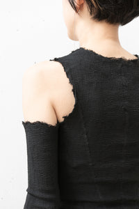 MARC LE BIHAN/CORSET EXTENSIBLE À MANCHES DÉCOLLETÉES