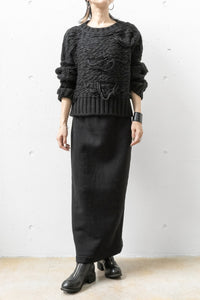 ISABEL BENENATO/Alpaca crewneck jumper