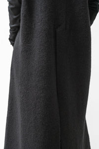 ISABEL BENENATO/Yak long vest with leather belt