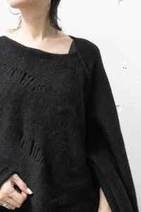 ISABEL BENENATO/Yak knit mantel